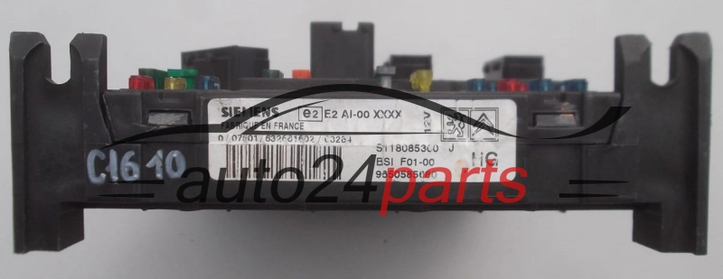 CENTRALKA MODUL BSI CITROEN PEUGEOT S118085300 J, S118085300J, 9650585680