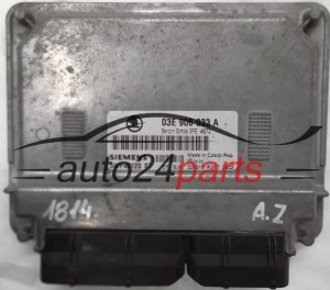 CENTRALINA DO MOTORE SKODA FABIA 1.2 AZQ 03E906033A, 03E 906 033 A, SIEMENS 5WP40120 07, BENZIN SIMOS 3PE 4672