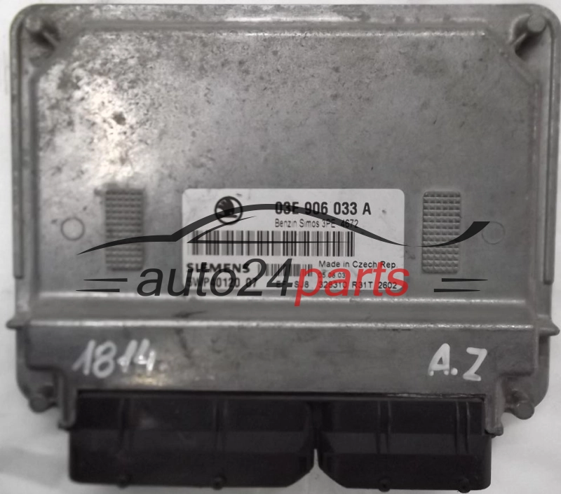 CENTRALINA DO MOTORE SKODA FABIA 1.2 AZQ 03E906033A, SIEMENS 5WP40120 07