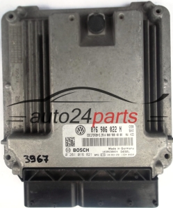 CENTRALINA DO MOTORE VW VOLKSWAGEN CRAFTER 2.5 TDI 076906022N, 076 906 022 N, BOSCH 0281016821, 0 281 016 821 EDC17CP20-2.39 A0009004000, A 000 900 40 00