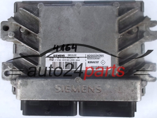 ECU CENTRALITA DE MOTOR RENAULT CLIO 1.2 EMS3132 S110140201A, S110140201 A, 8200326395, 8200326387