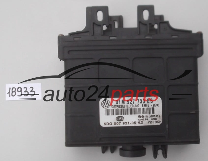 STEROWNIK SKRZYNI AUTOMATYCZNEJ VW GOLF 1.9 TDI 01M927733ES, 01M 927 733 ES, 5DG007921-05, 5DG 007 921-05