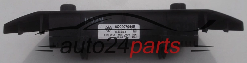 Climatronic air avec chauffage affichage unité de contrôle  VOLKSWAGEN POLO VDO 412 206 017 007,  6Q0 907 044 E