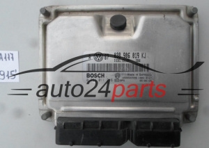 KOMPUTER STEROWNIK SILNIKA VW VOLKSWAGEN GOLF 1.9 TDI 038906019KJ, 038 906 019 KJ, BOSCH 0 281 011 216, 0281011216, DIESEL EDC15P+ 5256 -  915