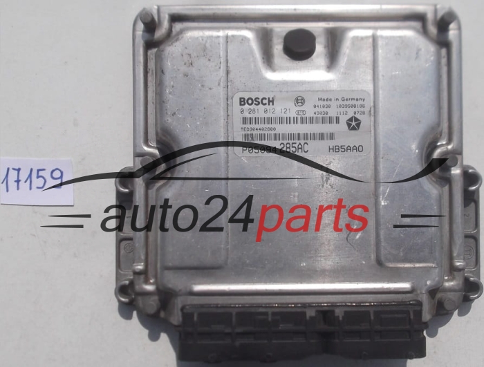 Μονάδα Ελέγχου Κινητήρα CHRYSLER VOYAGER 2.8 CRD BOSCH 0 281 012 121, 0281012121, P05094285AC