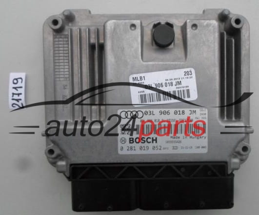 AUDI Q5 2.0 TDI BOSCH 0 281 019 052, 0281019052, 03L 906 018 JM, 03L906018JM, EDC17C46 