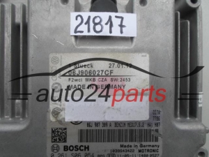 VOLKSWAGEN TIGUAN 2.0 TFSI BOSCH 0 261 S06 054, 0261S06054, 06J 906 027 R, 06J906027R, 06J 906 027 CF, 06J906027CF, MED17.5.2