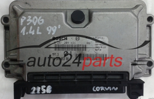 ECU ENGINE CONTROLLER PEUGEOT 306 1.4 9630985380 BOSCH 0261204494 MP7.3 01 26FM0532 