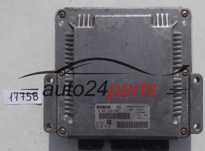 KOMPUTER STEROWNIK SILNIKA CITROEN XSARA PICASSO 2.0 HDI BOSCH 0281010595, 0 281 010 595, 9642014980, 96 420 149 80, EDC15C2 68 