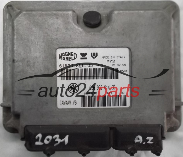 KOMPUTER STEROWNIK SILNIKA VW VOLKSWAGEN LUPO POLO 1.4 16V AHW IAW4AV.V6, IAW4AVV6, 036 906 014 CD, 036906014CD, 61600.396.05