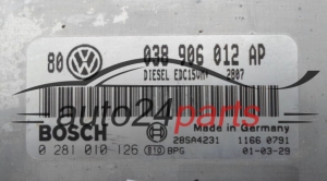 Μονάδα Ελέγχου Κινητήρα VOLKSWAGEN GOLF  BOSCH 0 281 010 126,  038 906 012 AP