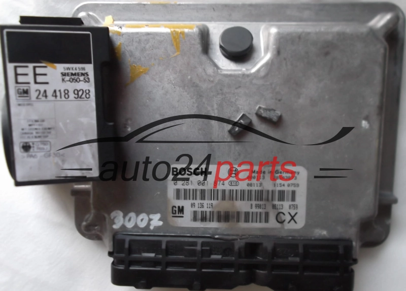 calculateur moteur pour opel chevrolet, holden, vauxhall vectra 2.0 dti x20dth, y20dth