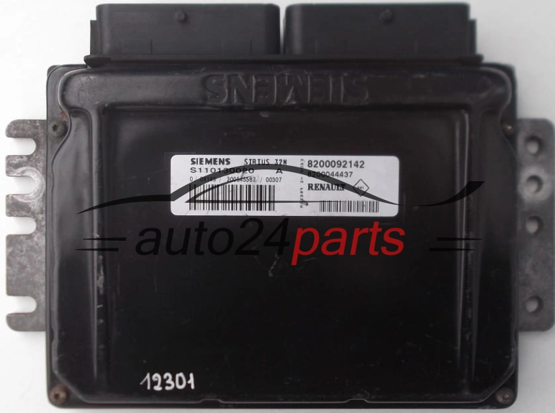 MOTORSTEUERGERÄT ECU STEUERGERÄT  RENAULT MEGANE 1.6 SIEMENS S110130020 A, 8200092142