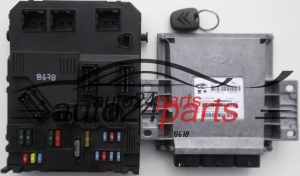 CALCULATEUR MOTEUR CITROEN C2 PEUGEOT 206 MAGNETI MARELLI IAW 48P2.7H,  HW 16.623.004, 9645989480, SW 16.634.064,  9655756780