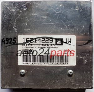 ECU CENTRALITA DE MOTOR OPEL ASTRA DELCO 16214229 JW, 16214229JW, D96020 CDHY 