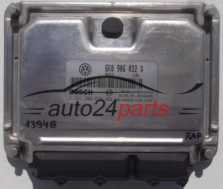 Calculateur Moteur Seat Ibiza Cordoba 1.4 AKK 6K0906032Q Bosch 0261206836 Essence S100 26SA0000