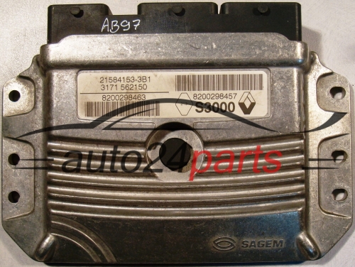 MOTORSTEUERGERÄT ECU STEUERGERÄT RENAULT MEGANE Sagem 21584153-3B1, 8200298463, 8200298457