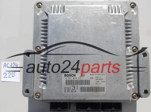 KOMPUTER STEROWNIK SILNIKA PEUGEOT 2.2 HDI BOSCH 0 281 010 877, 0281010877, 96 455 328 80, 9645532880