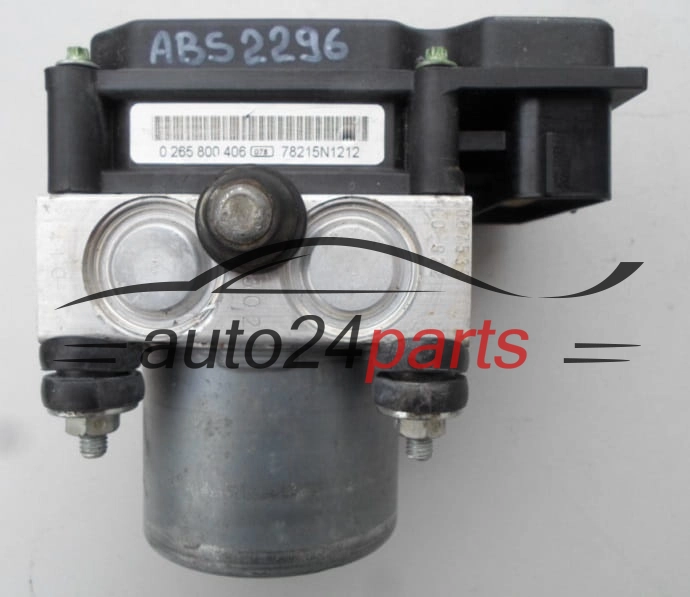 ABS POMPA I STEROWNIK CITROEN PEUGEOT BOSCH 0 265 231 508, 0265231508, 96 618 867 80, 9661886780, 0 265 800 406, 0265800406, 96 633 454 80, 9663345480