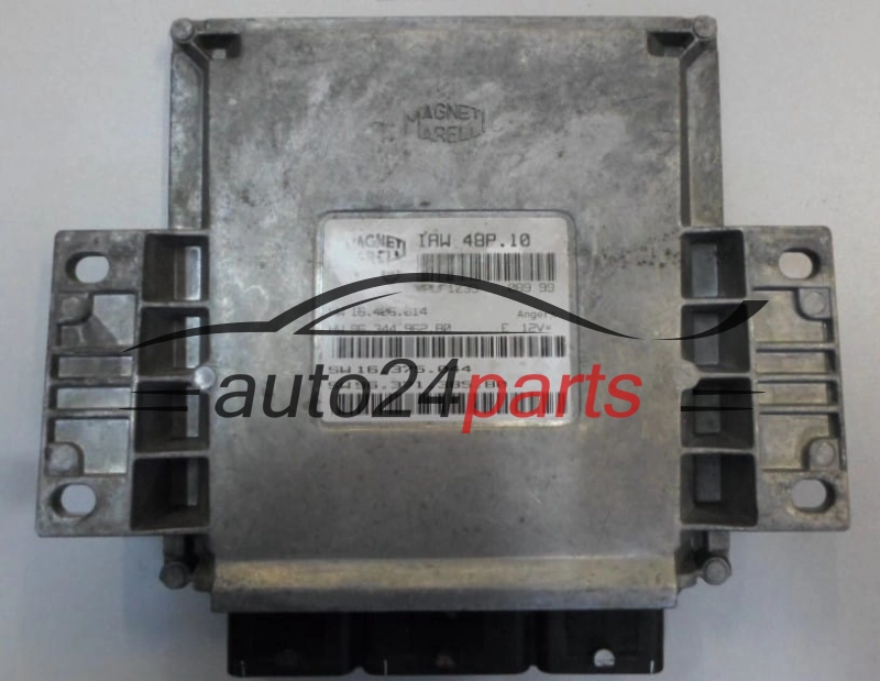 ECU CENTRALITA DE MOTOR  CITROEN PEUGEOT Magneti Marelli IAW 48P.10,  HW 16405014, 9634496280, SW 16375044, 9637138580