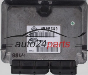 MOTORSTEUERGERÄT ECU STEUERGERAT VW VOLKSWAGEN POLO 1.4, 036 998 034 D, 036998034D, 61600.437.12, 6160043712, CR1 MY2 240 03 