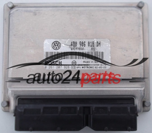 CENTRALINA MOTORE AUDI A4 VOLKSWAGEN PASSAT 1.8 T BOSCH 0 261 207 928,  4B0 906 018 DH