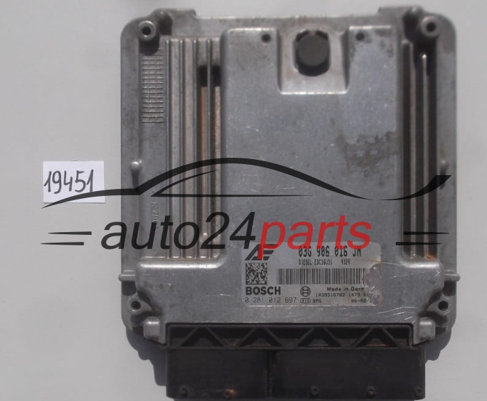 Centralina do motore SEAT ALHAMBRA 2.0 TDI BOSCH 0281012697 03G906016JN EDC16U31