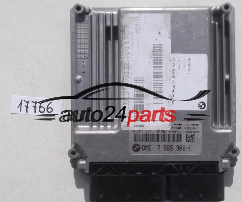 ECU CENTRALITA DE MOTOR BMW E90, 318I, 320I 2.0, BOSCH 0 261 201 160, 0261201160, DME 7 565 300, 7565300