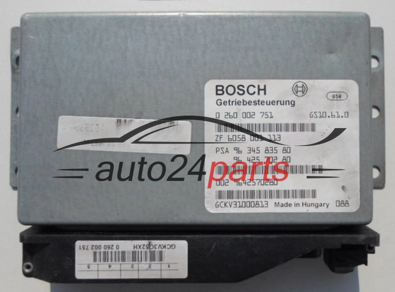Centralina cambio automatico  CITROEN PEUGEOT BOSCH 0 260 002 751,  96 345 835 80