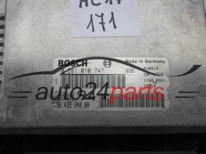 KOMPUTER STEROWNIK SILNIKA PEUGEOT 307 2.0 HDI BOSCH 0 281 010 747, 0281010747, 96 435 248 80, 9643524880 EDC15C2 94 