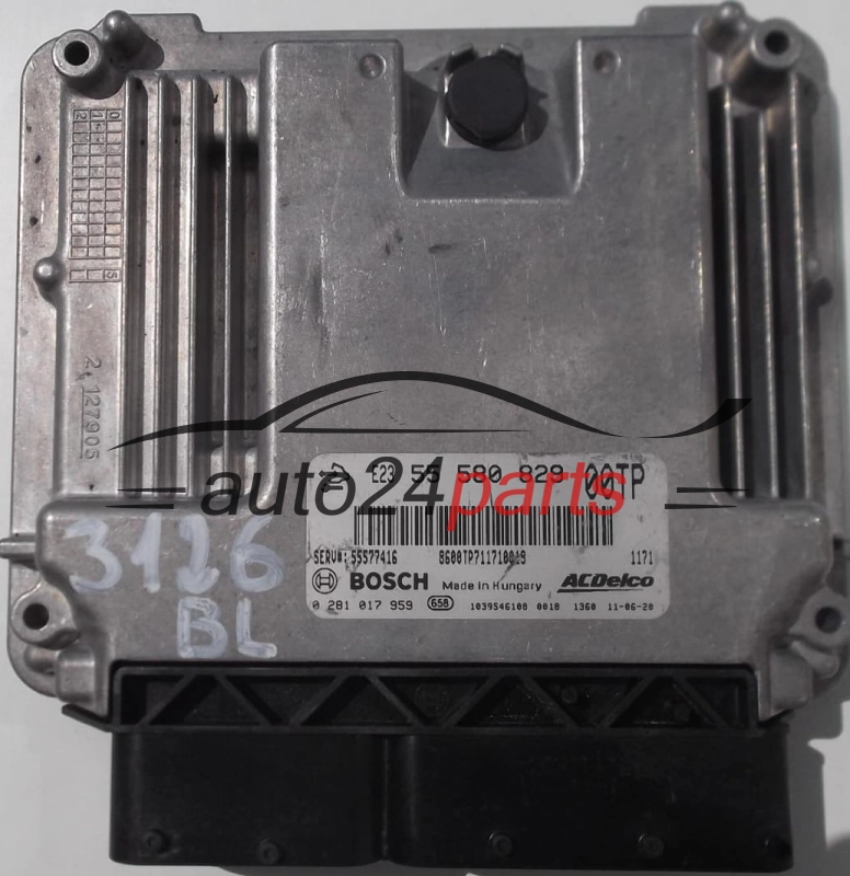 calculateur moteur pour opel chevrolet, holden, vauxhall corsa 1.3 cdti a13dte