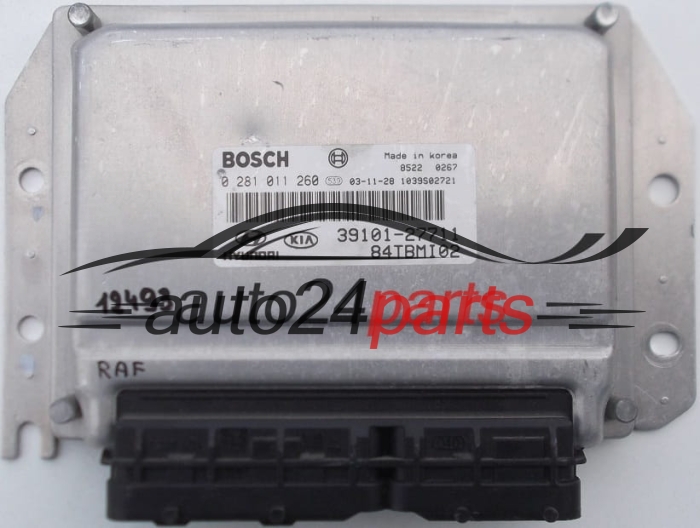 HYUNDAI GETZ 1.5 CRDI BOSCH 0 281 011 260, 0281011260, 39101-27711, 3910127711