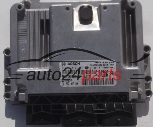 MOTORSTEUERGERÄT ECU STEUERGERÄT PEUGEOT 206 1.6 HDI BOSCH 0 281 017 937, 0281017937, 96 770 313 80, 9677031380, EDC17C10