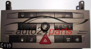 UNITE D'AFFICHAGE CLIMATRONIC PEUGEOT 407 VISTEON VP4PUH18C612CL, VP4PUH-18C612-CL, 96610448YW, 96610448 YW, 96 610 448 YW 00 D2 FRTA-  
