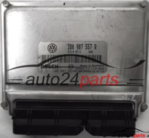 ECU CENTRALITA DE MOTOR VW VOLKSWAGEN PASSAT 2.0 3B0907557R, 3B0 907 557 R, BOSCH 0261208003, 0 281 208 003 BENZIN ME7.5