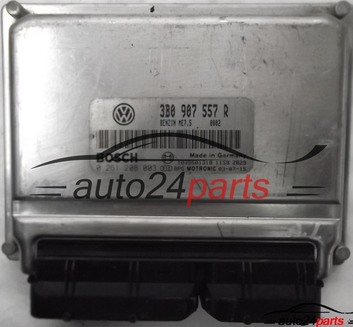 VW VOLKSWAGEN PASSAT 2.0 3B0907557R, 3B0 907 557 R, BOSCH 0261208003, 0 281 208 003 BENZIN ME7.5