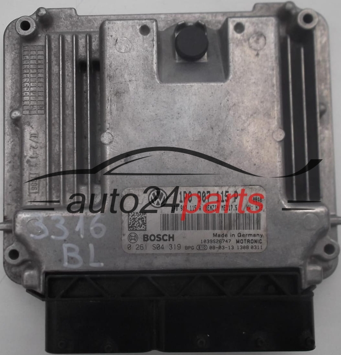 KOMPUTER STEROWNIK SILNIKA SEAT LEON 1.8 TSI 1P0907115P, 1P0 907 115 P, 1P0907115A, 1P0 907 115 A, BOSCH 0261S04319, 0 261 S04 319, BENZIN MED17.5, 1039S26747