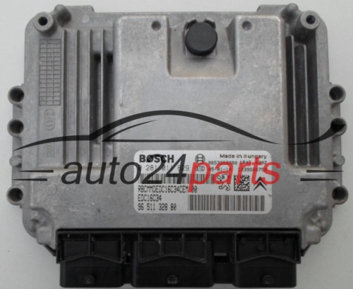 Μονάδα Ελέγχου Κινητήρα  CITROEN PEUGEOT 1.6 HDI BOSCH 0 281 011 629, 96 511 328 80