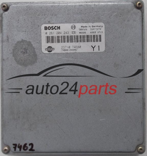 ECU ENGINE CONTROLLER NISSAN MICRA 1.0 BOSCH 0 261 204 243,  23710 74B00