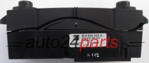 PANEL OGRZEWANIA STEROWNIK NAWIEWU REGULATOR KLIMATRONIK SEAT IBIZA CORDOBA 6L0 820 043 A, 6L0820043A, H24000260030