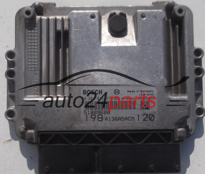 MOTORSTEUERGERÄT ECU STEUERGERAT FIAT BRAVO 1.9 JTD BOSCH 0 281 013 579, 0281013579, 51809688
