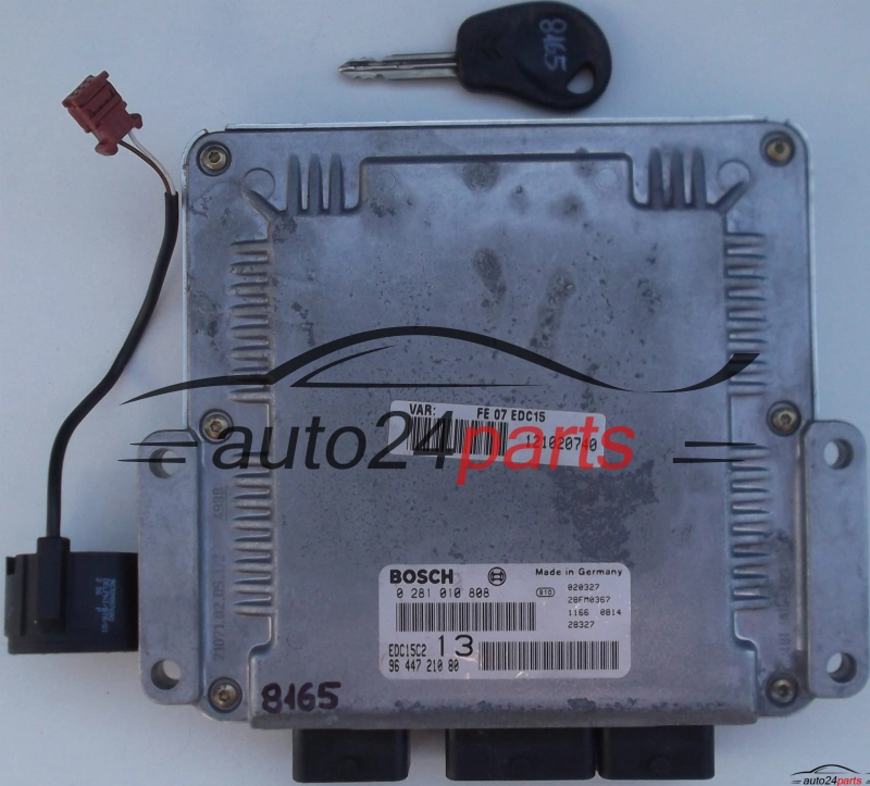 CITROEN C5 2.0 HDI BOSCH 0281010808, 0 281 010 808, 9644721080, 96 447 210 80, EDC15C2 13