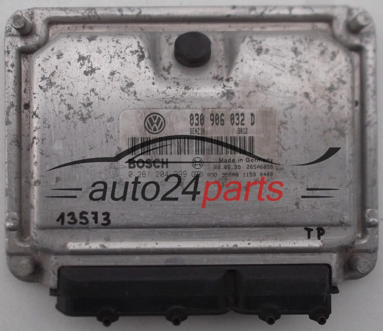 KOMPUTER STEROWNIK SILNIKA VW VOLKSWAGEN LUPO 1.0 030906032D, 030 906 032 D, BOSCH 0261204999, 0 261 204 999