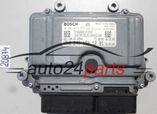 CENTRALITA DE MOTOR MERCEDES W245 BOSCH 0 281 013 559, 0281013559, A 640 150 12 91, A6401501291