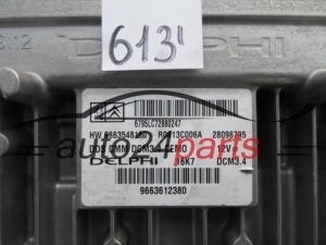 ECU ENGINE CONTROLLER CITROEN PEUGEOT R0413C006A, 28096795
