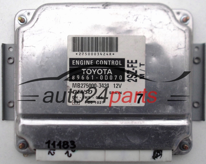 calculateur moteur pour toyota yaris 1.3 