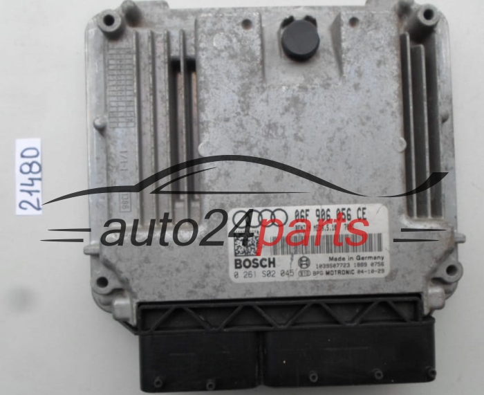 KOMPUTER STEROWNIK SILNIKA AUDI A3 BOSCH 0 261 S02 045, 0261S02045, 06F 906 056 CE, 06F906056CE, MED9.5.10