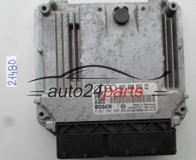 KOMPUTER STEROWNIK SILNIKA AUDI A3 BOSCH 0 261 S02 045, 0261S02045, 06F 906 056 CE, 06F906056CE, MED9.5.10