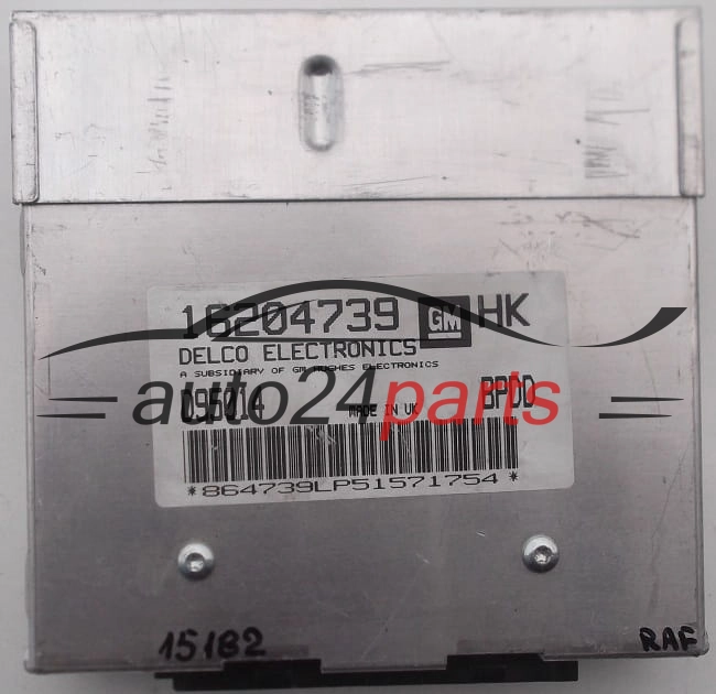 CENTRALINA MOTORE OPEL CORSA B 1.2, DELCO 16204739 HK, 16204739HK, D95014, BPDD