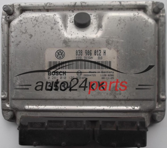 ΜΟΝΑΔΑ ΕΛΕΓΧΟΥ ΚΙΝΗΤΗΡΑ SKODA OCTAVIA 1.9 TDI ALH 038906012H, BOSCH 0281010129, 28SA4725